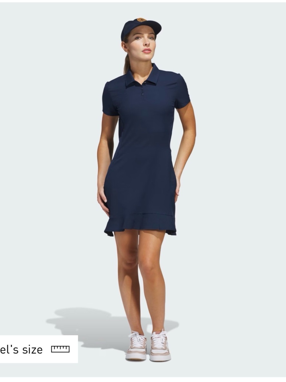 Adidas ULTIMATE365 SOLID DRESS Large NWT Collegiate Navy